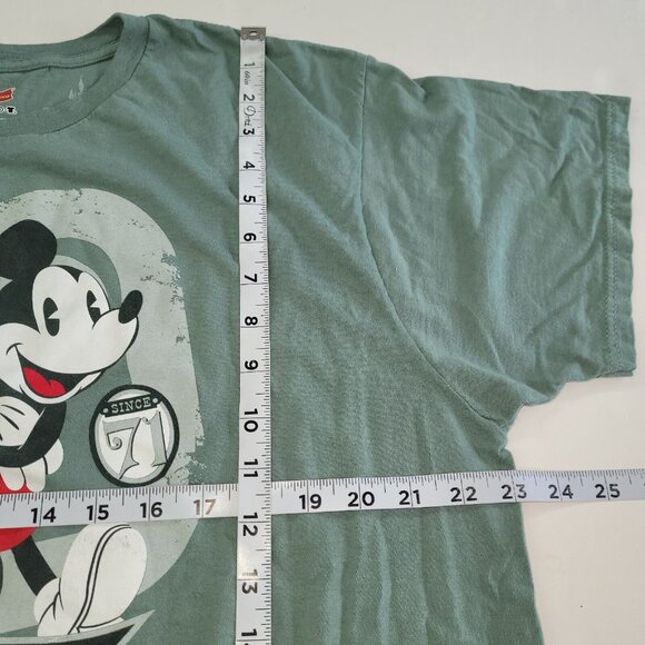 The Magic Kingdom 45th Anniversary Shirt Adult XL Green Mickey Mouse Disney Park - Picture 5 of 8